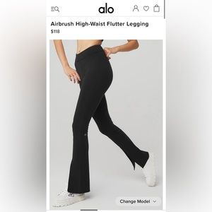 Alo high waist flutter legging